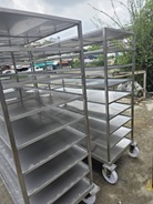 53519_0_0 ชั้นวางวัตดุดิบแสตนเลส จำนวน 9 ชั้น