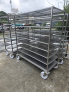 53520_0_0 ชั้นวางวัตดุดิบแสตนเลส จำนวน 9 ชั้น