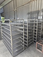 654885_0_0 ชั้นวางวัตดุดิบแสตนเลส จำนวน 9 ชั้น